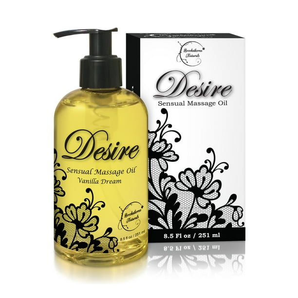 Brookethorne Naturals Desire Sensual Massage Oil Vanilla Body Massage