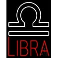 thumbnail image 1 of Red Libra Zodiac LED Neon Sign 31" Tall x 24" Wide - inches Black Square Cut Acrylic Backing, with Dimmer - Bright and Premium built indoor LED Neon Sign for Storefront., 1 of 7