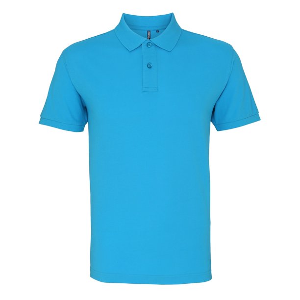 Asquith & Fox - Polo liso de manga corta Hombre/Caballero (Turquesa)