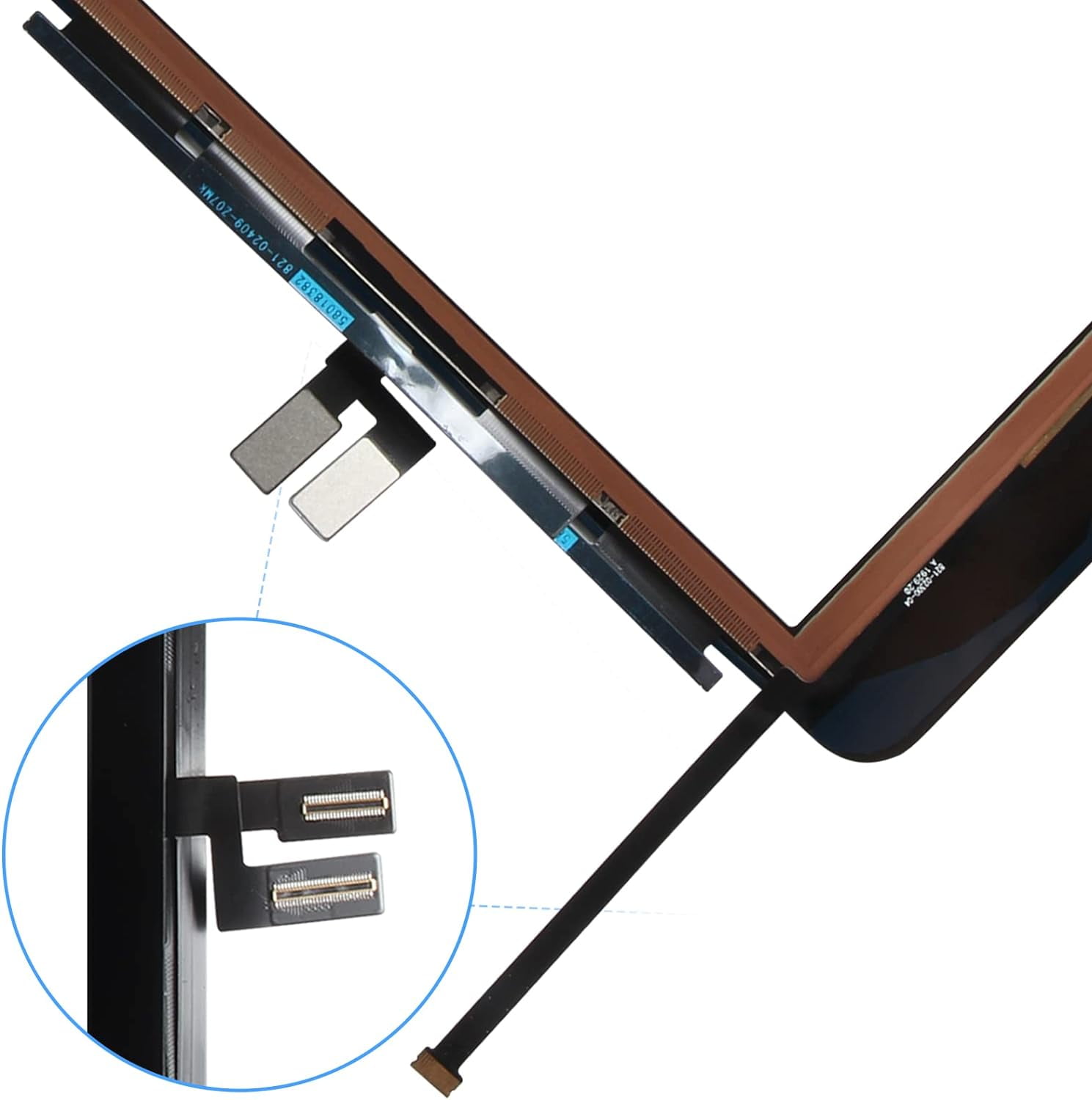 IPad 7th/8th Gen Touch Screen Replacement - 10.2" Digitizer Glass For Models A2197 A2200 A2198