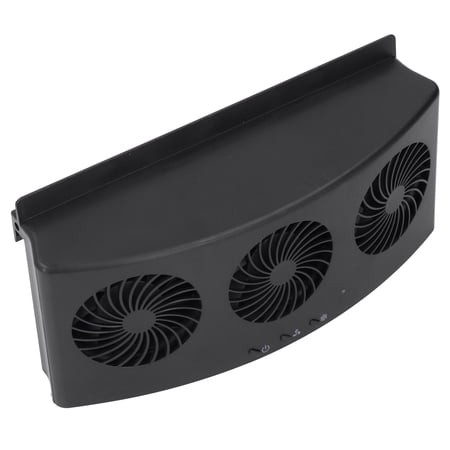 Car Exhaust Fan, Solar Powered Automotive Air Vent Fan for Odor Removal and Heat Dissipation, USB Rechargeable Air Circulation Ventilation System for Vehicles