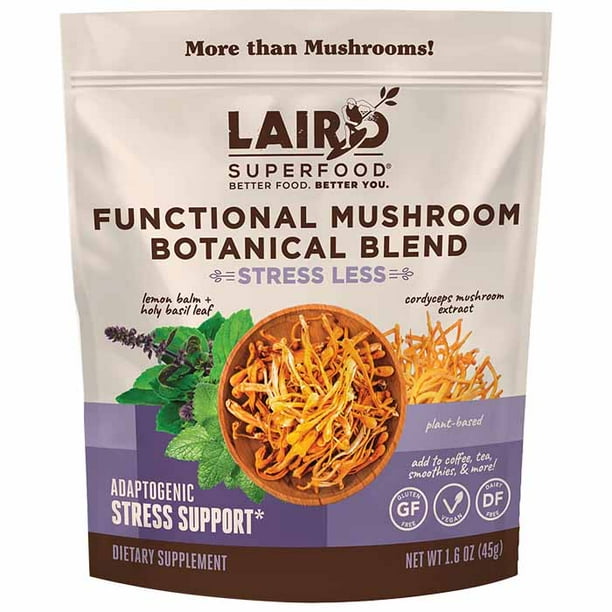 Laird Superfood Functional Mushroom Botanical Blend, 2.5oz Multiple