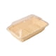 thumbnail image 5 of Cesta de pan,Cestas de pan de imitación de ratán Cestas de mimbre,Cesta de pan tejida con tapa de acrílico,Bandeja de frutas Bandeja de ratán para servir alimentos para la 40cmx30cmx15cm, 5 of 8