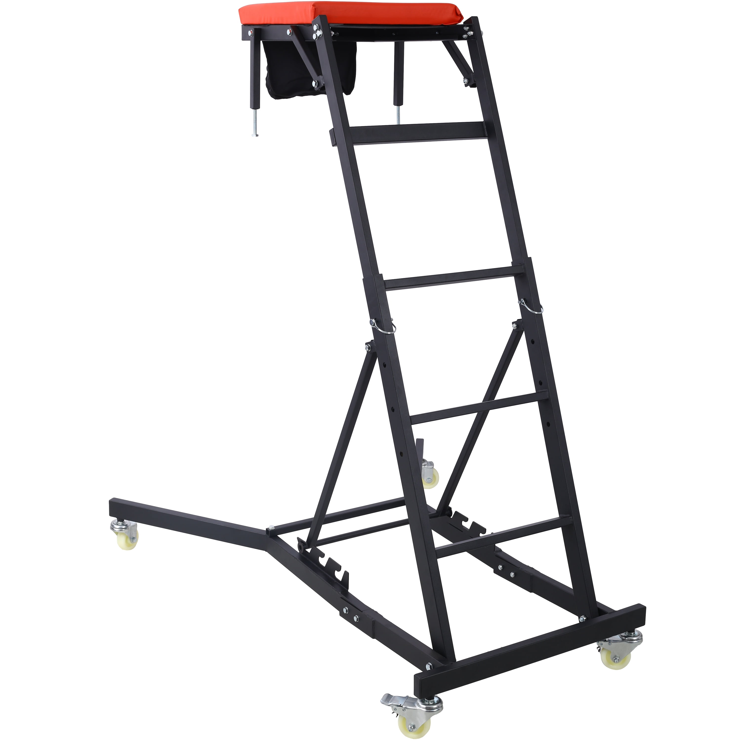 Top Automotive Creeper, Engine Creeper, 42.5-66 in, 330 lb Capacity, Black