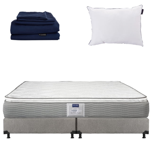 Colchón King Size Dicasa Cupra Box Rivo Sábanas Softy Almohada One