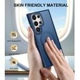 thumbnail image 5 of Magnetic Designed for Samsang Galaxy S23 Ultra Case [Military-Grade Drop Tested] [Compatible with Magnet] Slim Frosted Case for Galaxy S23 Ultra Case Phone Case (6.8"), Blue, 5 of 12