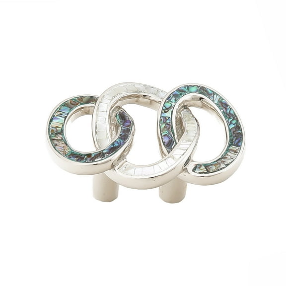 Schaub And Company 656 Fair Isle 3/4" Center To Center Coastal Celtic Rings Solid Brass