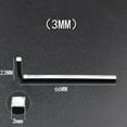 thumbnail image 6 of 5Pcs L Shape Square Head Wrench Square Key 4 Point Wrench Screwdriver Set 3-7mm, 6 of 6