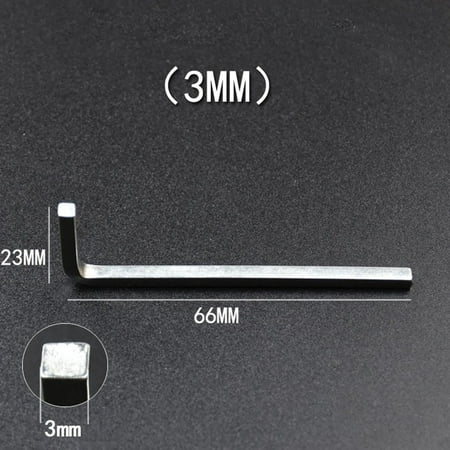 

BAMILL L Shape Square Head Wrench Square Key 4 Point Wrench Screwdriver Set 3-10mm