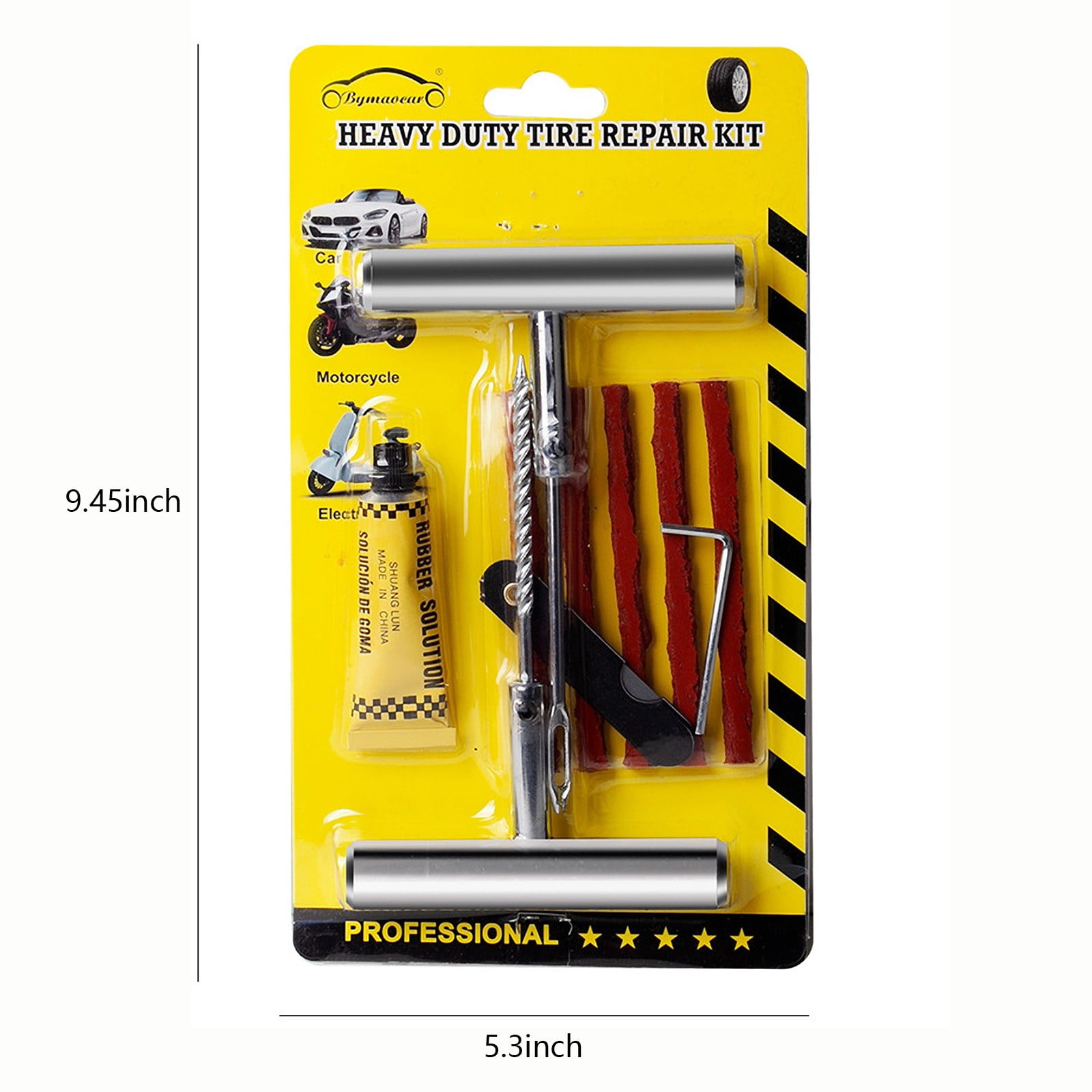 Dvkptbk 6-Pcs Universal Tire Repair Tool Vacuum Tire Repair Tool