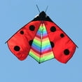 thumbnail image 1 of Cartoon Animal Delta Kite Easy Control Huge Single- Triangle Ladybug Kite for Family Trips Sports, 1 of 8