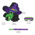 thumbnail image 6 of Dserhfy Halloween Witch Pinata Spooky Witch Head Pinata with Stick And Blindfold for Halloween Theme Parties Events, 6 of 8