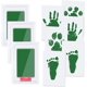 thumbnail image 1 of Kit de huellas y pies de bebé, kit de sellos de manos y huellas de 3 piezas, tinta segura es inofensiva para la piel del bebé, uso para regalo de bautismo de bebé de recuerdo familiar (verde) JM MX-0134639FYD, 1 of 4