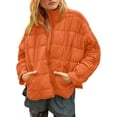 thumbnail image 2 of Liacowi Women Juniors Quilted Puffer Coat Winter Lightweight Long Sleeve Warm Outerwear Stand Collar Padded Jacket with Pockets, 2 of 6