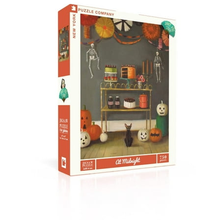 New York Puzzle Company At Midnight 750 Piece Jigsaw Puzzle