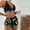 Green, variant on Ayfxijin Ladies' Split Bikini Swimsuit Set,Basic Beach Bathing Suit S-XL