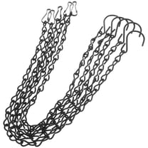 PBPBOX 5Pcs Black Hanging Chains for Flower Pots and Plant Baskets Durable Metal