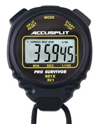 Accusplit A601XY Pro Survivor Stopwatch with Yellow Case 