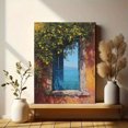 thumbnail image 6 of UXIEQU Lemon Tree Window Scene Canvas Wall Art Print 15.75x11.81 Inches, 6 of 8
