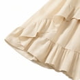 thumbnail image 5 of LEKWK Medieval Dress for Women Puff Sleeve High Low Renaissance Dress Square Neck Corset Lace Up Ruffle Victorian Halloween Costumes, 5 of 7