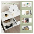 thumbnail image 5 of TYUIOP 3 Cube Bookcase with Drawer, 2 Tier Bookshelf for Small Space, Modern Freestanding Display Rack with Open Shelves, White Book Case, Wood Cube Storage Organizer Bedroom Living Room, 2 Pack, 5 of 5