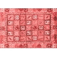 thumbnail image 1 of Ahgly Company Indoor Rectangle Abstract Red Modern Area Rugs, 4' x 6', 1 of 4