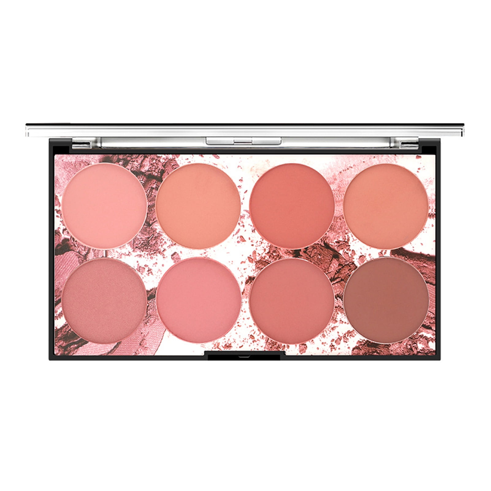 42g Blush Palette Mineral Pigment Blendable Makeup Supplies 8 Colors