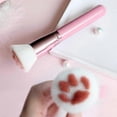 thumbnail image 2 of Pink Handle Foundation and Powder Brush for Makeup Application Tools, 2 of 5