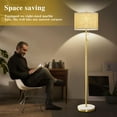 thumbnail image 3 of NATYSWAN Modern Floor Lamp for Living Room, Adjustable Height Standing Lamp with Marble Base Tall Lamp with Pull Chain Switch Floor Lamps for Living Room, Bedroom & Office Bulbs Not Included (Gold), 3 of 9