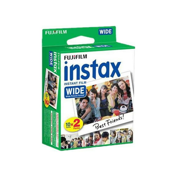 Fujifilm 16468498 Instax Wide Film Twin Pk For Instax 200 210 & 300 Cameras
