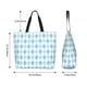 thumbnail image 5 of Easygdp Blue and White Squares Bolsas Tote para Mujer, Bolsos de Hombro para Viaje, Bolsos de Mano de Gran Capacidad para Compras y Trabajo, 5 of 8