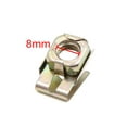thumbnail image 2 of Unique Bargains 8Pcs 8mm Thread Hole Metal Fastener Car Bumper U-Type Clips Retainers Rivets, 2 of 4