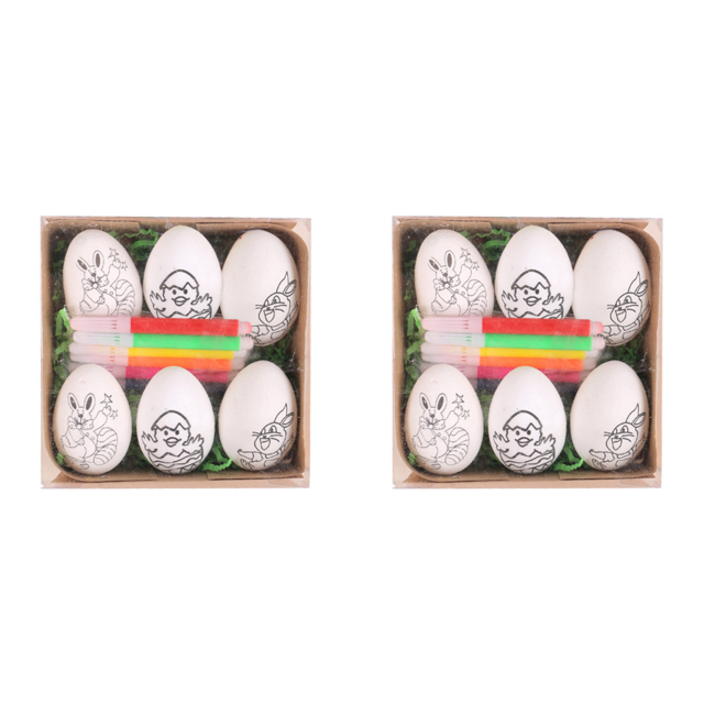 Pintura DIY Pascua Kit Doodle (Conejo) Blanco