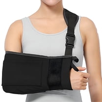 XIRQI Arm Sling for Shoulder Injury for Women and Men,Rotator Cuff Torn,Wrist and Elbow Surgery with Adjustable Padded Arm Support Strap Fit Left & Right