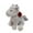 Gray, variant on Gaiwos Horse Stuffed Animal 10.2 inches, Adorable Horse Plush with Rose Bouquet, Ideal Valentines Day Birthday Gifts for Adults and Kids