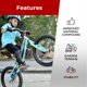 thumbnail image 5 of Juego de neumáticos y tubos para bicicleta Fincci, 20 x 1,75 pulgadas, plegables, 27 TPI, 5 of 8