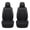 Black-Front Set, variant on Car Seat Covers Full Set Fit for Nissan Rogue 2010-2026, Premium Faux Leather Waterproof Breathable Anti‑Slip Seat Protectors,Black
