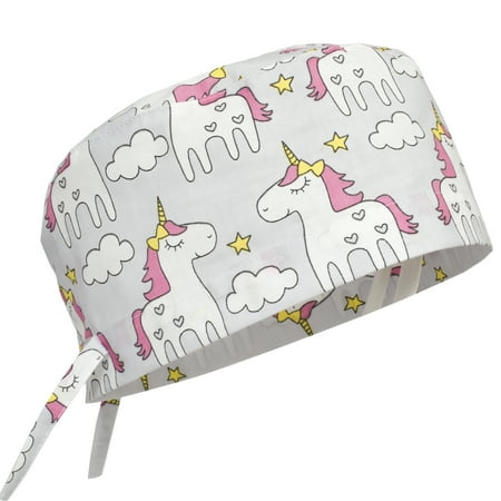 Scrub Cap Hat Medical Uniform Surgical Funny Print Nurse Doctor by KATE BIANCO