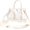 Beige, variant on Clear Tote Bag for Women Stadium Approved, Transparent TPU Purse Handbag with Adjustable Guitar Strap for Concert Work