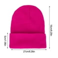 thumbnail image 5 of Gorros Beanie Minnieouse Unisex multifuncional a prueba de viento rosa roja, 5 of 5