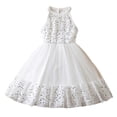 thumbnail image 3 of shoper Dresses for Girls 8-10, Sparkly Sequin Girls Party Dress Elegant Summer Gown for Birthday Celebration Attire, 3 of 9
