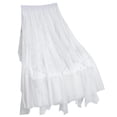 thumbnail image 2 of ClodeEU Women's Tulle High Waisted A Line Midi Skirt ,Flowy Slimming Casual Skirt White,Womens Plus Free Size, 2 of 5