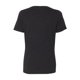 thumbnail image 3 of Camiseta con cuello en V de jersey CVC jaspeado relajado para mujer NEGRO HEATHER S Bella + Lienzo 6405CVC, 3 of 3