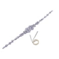 thumbnail image 2 of Cinturón de novia jinwen Accesorios de joyería Hecho a mano Rhinestone con Foto Prop Faja nupcial blanco, 2 of 4
