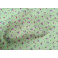 thumbnail image 4 of oneOone Organic Cotton Voile Fabric Leaves|Rose & Orchid Flower Floral Printed Fabric 1 Yard 42 Inch Wide, 4 of 4