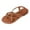 Brown, variant on Summer Sandals For Women Indoor And Outdoor Wide Summer Herringbone Fish Mouth Sandals Low Heels Casual Round Toe Flat Bottomed Women's Large Size