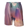 thumbnail image 4 of Fotbe Dreamy Moonlit Window Trajes de Baño Estampados para Hombre, Shorts de Verano de Secado Rápido, Ropa de Playa, Bañadores-Large, 4 of 6