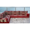 thumbnail image 2 of L Shaped Floor Pillows, Sleeper Sofa, Arabic Sofa, Diwan Sofa, Floor Cushions for Adults, Sofa Bed, Foldable Sofa Bed, Turkish Sofa Seating, 2 of 3