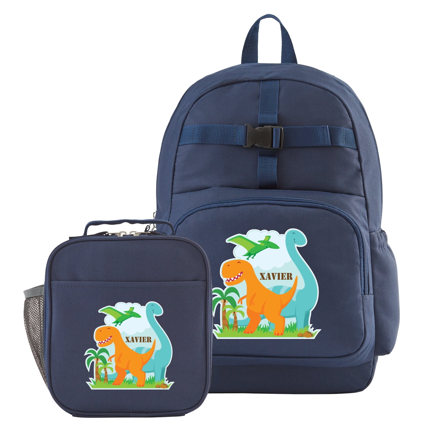 personalized backpack and lunchbox set