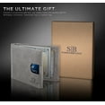 thumbnail image 5 of Serman Brands RFID Blocking Slim Wallet | Bifold Genuine Leather Thin Minimalist Front Pocket Wallets | Credit Card Holder | For Men with Money Clip | Slate Gray, 5 of 7